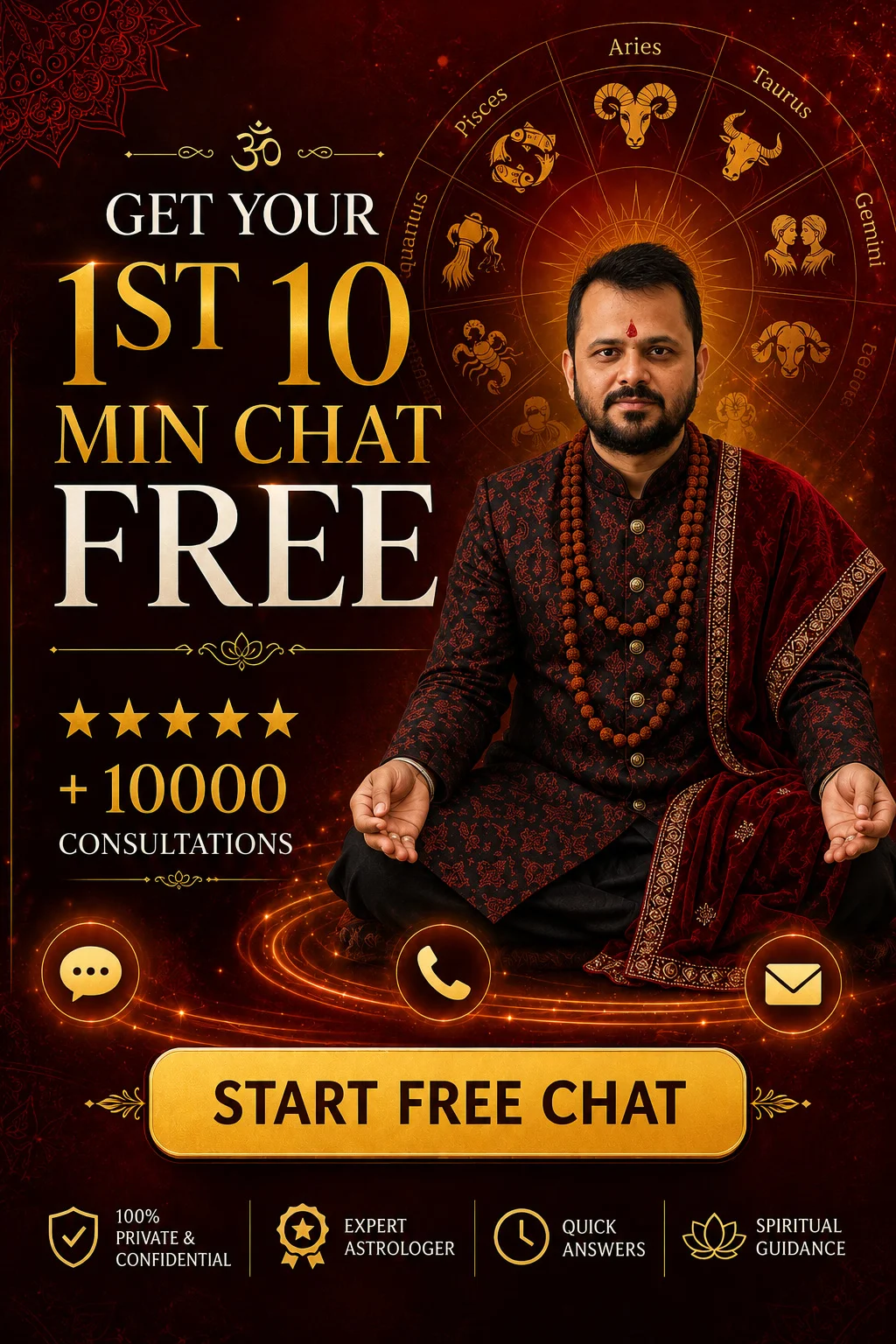 1st 10 Min Chat Free